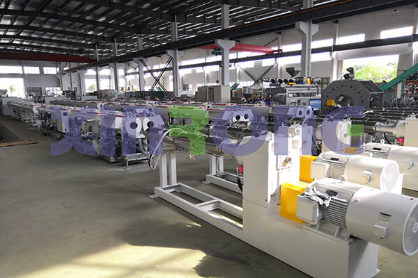 Double Strand Pipe Extrusion Line
