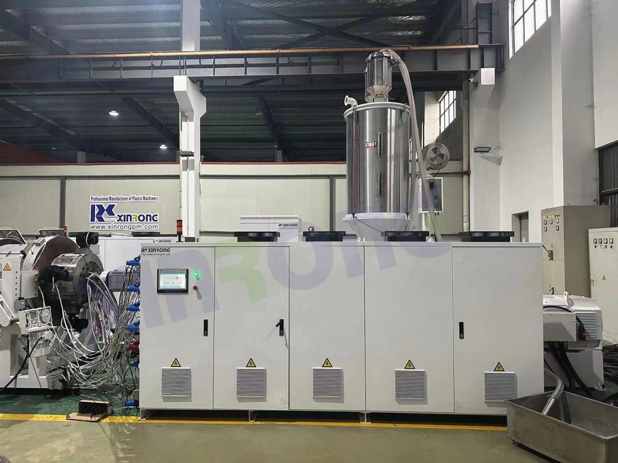 PE 400mm Pipe Production Line Successfully Tested.jpg