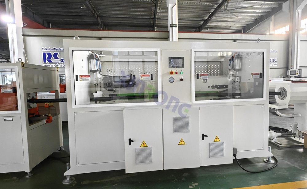 PE32-110mm PE63-160mm pipe machine successfully tested5.jpg