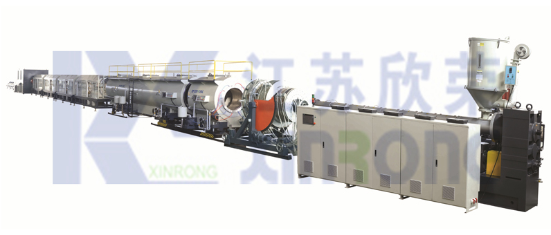 Features of HDPE pipe extrusion line 